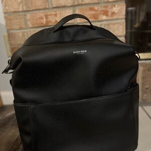 Mina Baie Black Backpack